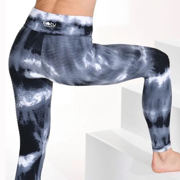 Booty By Brabants CROCO SKIN LEGGINGS Tie Dyed OS one size - Picture 5 of 6
